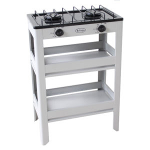 Estufa FRAGA 2 Quemadores con Anaquel FG|P906