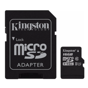 Tarjeta de Memoria Kingston Canvas 16GB MicroSD PC|SDCS/16GB